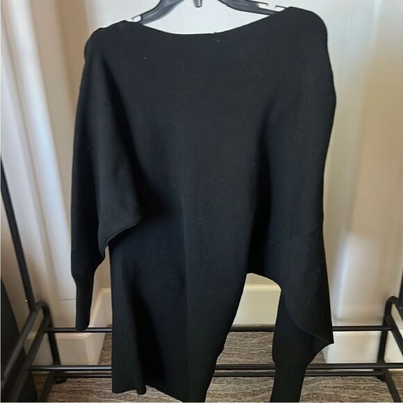 Free People Chic Black Asymmetrical Sweater - Picture 2 of 4